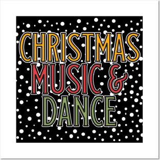 Christmas Music and Dance Posters and Art